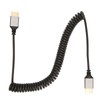 HD Multimedia Interface Coiled Cable High Speed 4K 60Hz Male