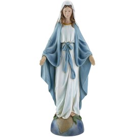 Roman Joseph's Studio, 14" H Our Lady of Grace Figure, Religious Gifts, Home Decor