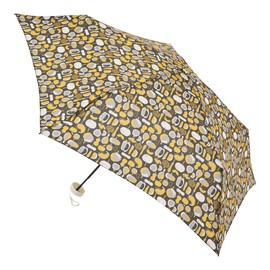 Miracle Tech Ultra Compact Folding Umbrella 10327 10352 10353 Misakura Imada Ambassador 19.7 inches (11.7 cm) Folding Umbrella 19.7 inches (50 cm) Mosaic Print, yellow