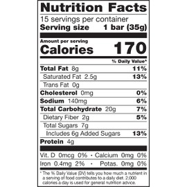 Nature Valley Granola Bars, Sweet and Salty Nut, Peanut Granola Bars, 18.5 oz, 15 ct