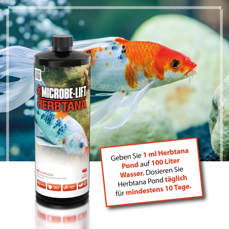 MICROBE-LIFT Pond Herbtana - 473ml - Natural Herb Based Agent