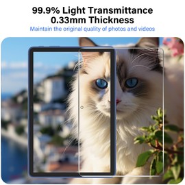 ROISKIN 2 Pack Tempered Glass Screen Protector for Fire HD 8 & HD8 Plus Tablet 2024/2022/2020 Release 12th /10th Generation, High Definition Tempered Glass Film Guard Anti-Fingerprint- Clear