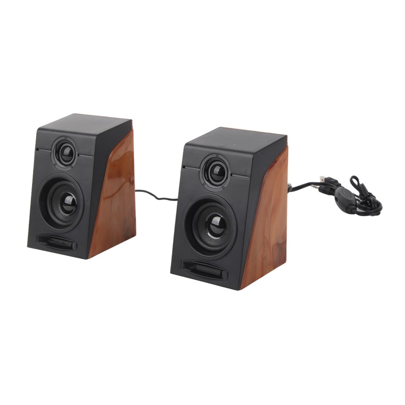 PC Speakers HiFi Deep Bass Adjustable Volume Plug and Play