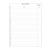BookFactory Lab Notebook Laboratory Notebook - 96 Pages (.25'' Grid