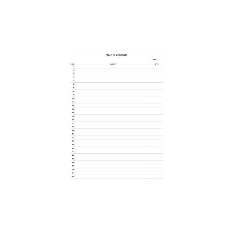 BookFactory Lab Notebook Laboratory Notebook - 96 Pages (.25'' Grid