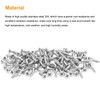 Powlankou 200 Pieces #6 X 1/2'' Phillips Countersunk Flat Head