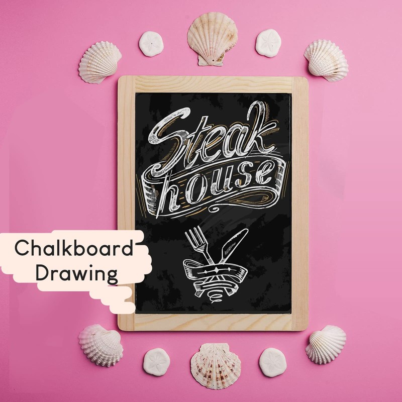 STATIONERY ISLAND White Chalk Pen for Blackboard, Liquid Chalk Marker