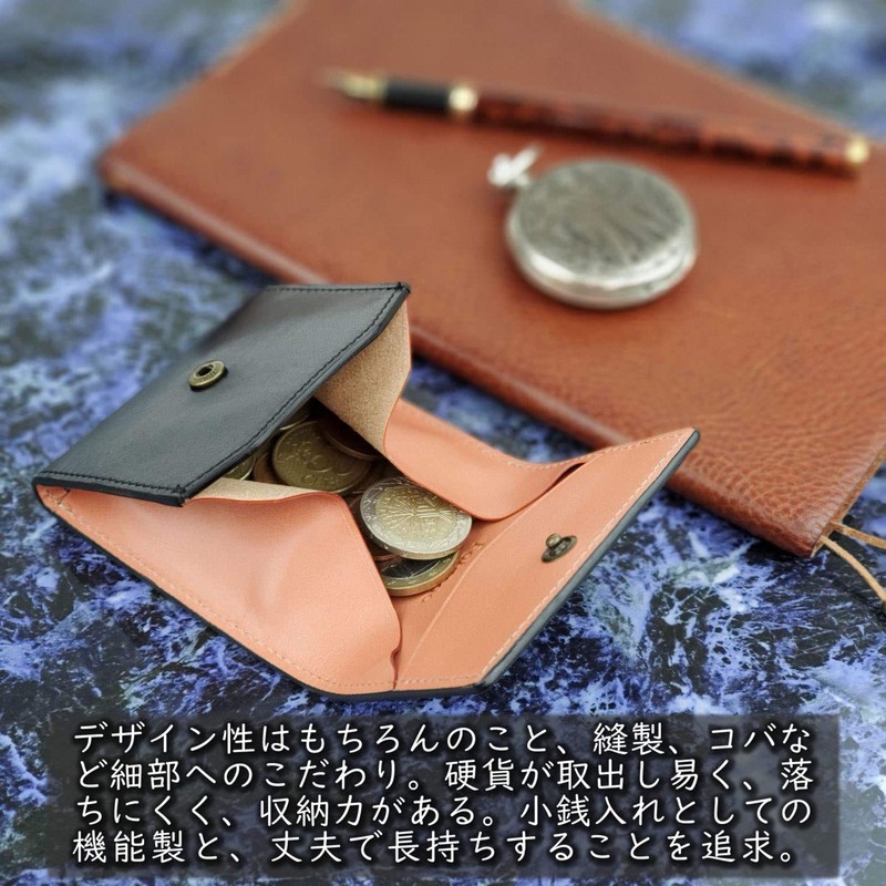 Fabrizio Coin Case, Coin Purse, Men's, Genuine Leather, Luxury, Italian