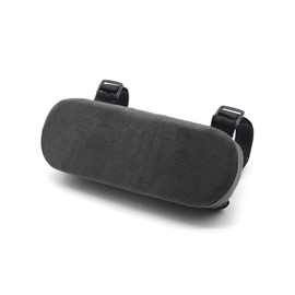 Office Chair Armrest Pads Covers, Black Arm Rest Pad, Foam Elbow Pillow with Memory Foam for Forearm Pressure Relief, Arm Rest Covers for Office Chairs Comfy Gaming Chair - 2 Pack