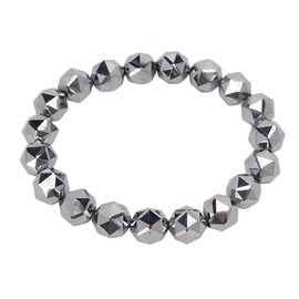 Terahertz Beads Bracelet Anxiety Relief Healing Relaxing Portable Beaded Terahertz Energy Stone Bracelet