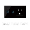 Wifi Smart Wall Outlet 2 in 1 Convenient Voice APP