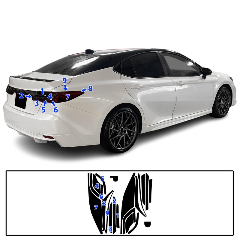 BOGAR TECH DESIGNS Rear Taillight Tail Light Tint Kit PPF