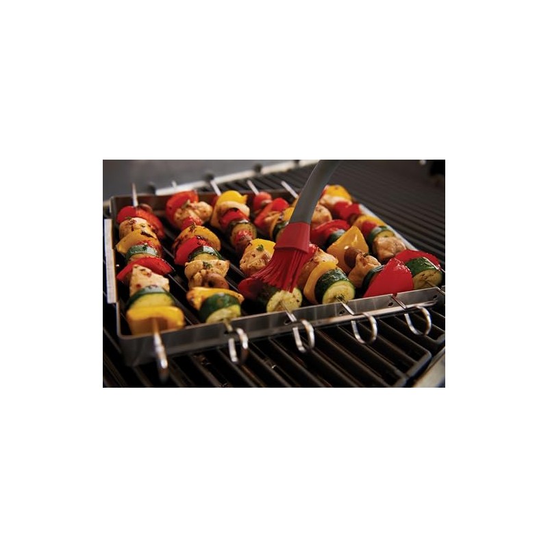 GrillPro 41338 Stainless Steel Shish Kebab Set
