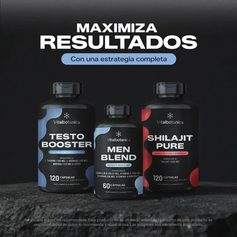 Vital Botanics Multivitamínico Hombre Vitaminas Minerales Creatina Guaraná Zinc Bcaa