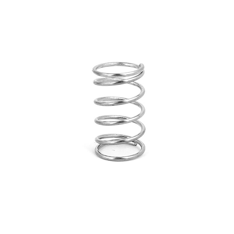 sourcingmap 1mmx12mmx20mm 304 Stainless Steel Compression Springs Silver Tone 10pcs