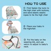 PewinGo Baby Bib with Sleeves, High Chairs Can Be Fully