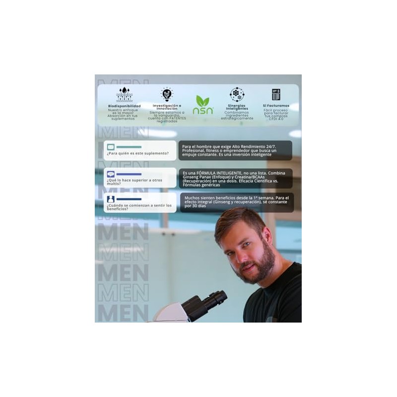 Nsn Multivitaminico Hombre Vitaminas Minerales Por Timo Grote Hombres Que