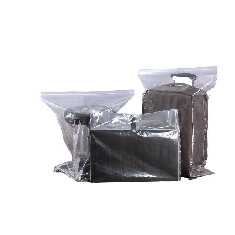 15 Pieces Large 3.5 Gallon Plastic Zipper Storage Bags 16x19