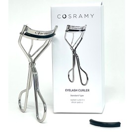 COSRAMY Standard Type Professional Classic Eye Lash Curler with an Extra Refill Pad, Precision Curl Control for All Eye Shapes No Pinching, No Pain and No Pulling, Perfect Curl in Seconds