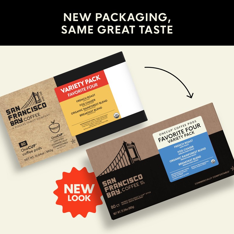 San Francisco Bay K-Cup Coffee Pods Favorite Four Variety Pack