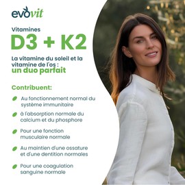 EVOVIT VITAMIN D3 K2 10 Monate haltbar - in kaltgepresstem italienischen nativem Olivenöl extra, hoch bioverfügbares natürliches Ergänzungsmittel | Made in Italy 30ml