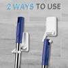 NiHome Multi-Use Wall Mounted Mop Holders 4PCS for Mops, Brooms,