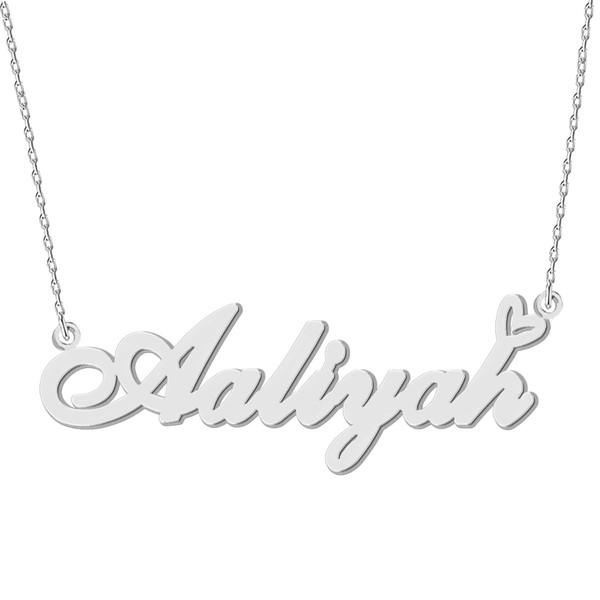 Custom Name Necklace Personalized Silver Name Jewelry Christmas for Brooklyn