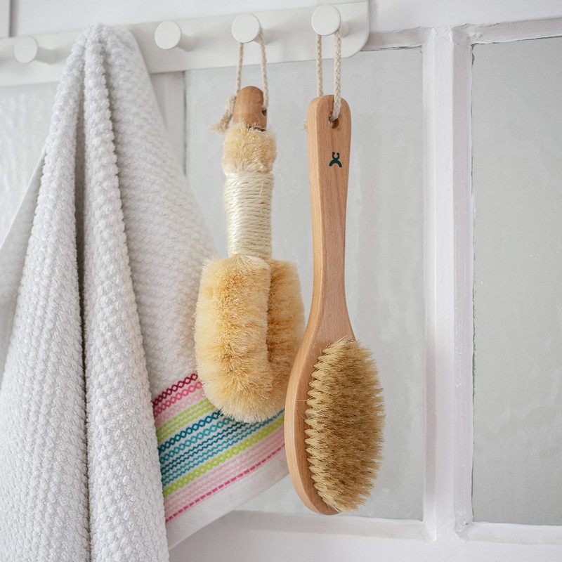 Croll & Denecke Bath Brush Beech Wood with Boar Bristles