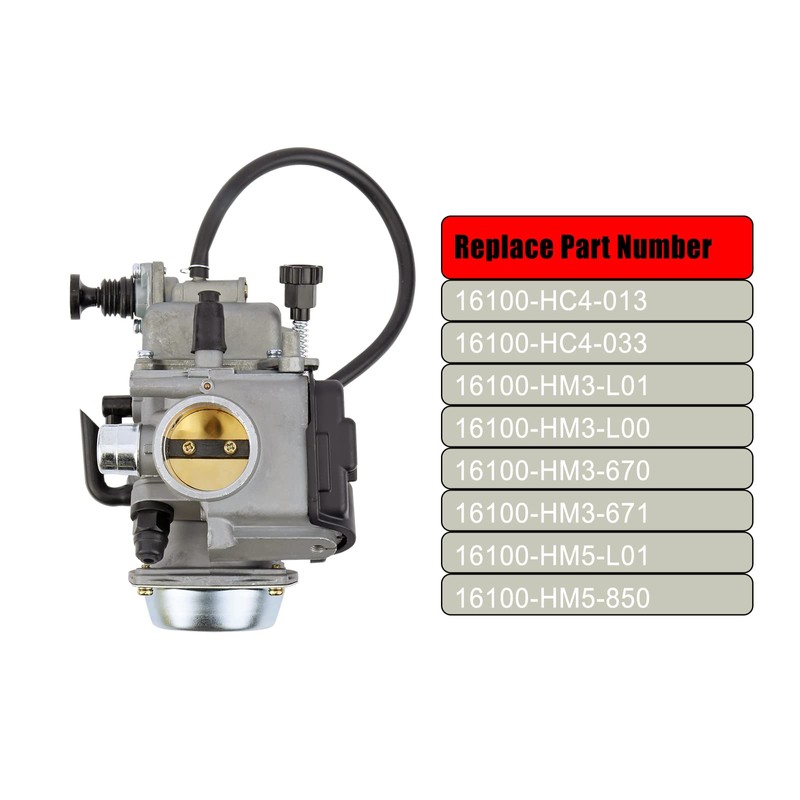 Fourtrax 300 Carburetor Fits Honda TRX300 TRX300FW 1988-2000, 00-06 Rancher