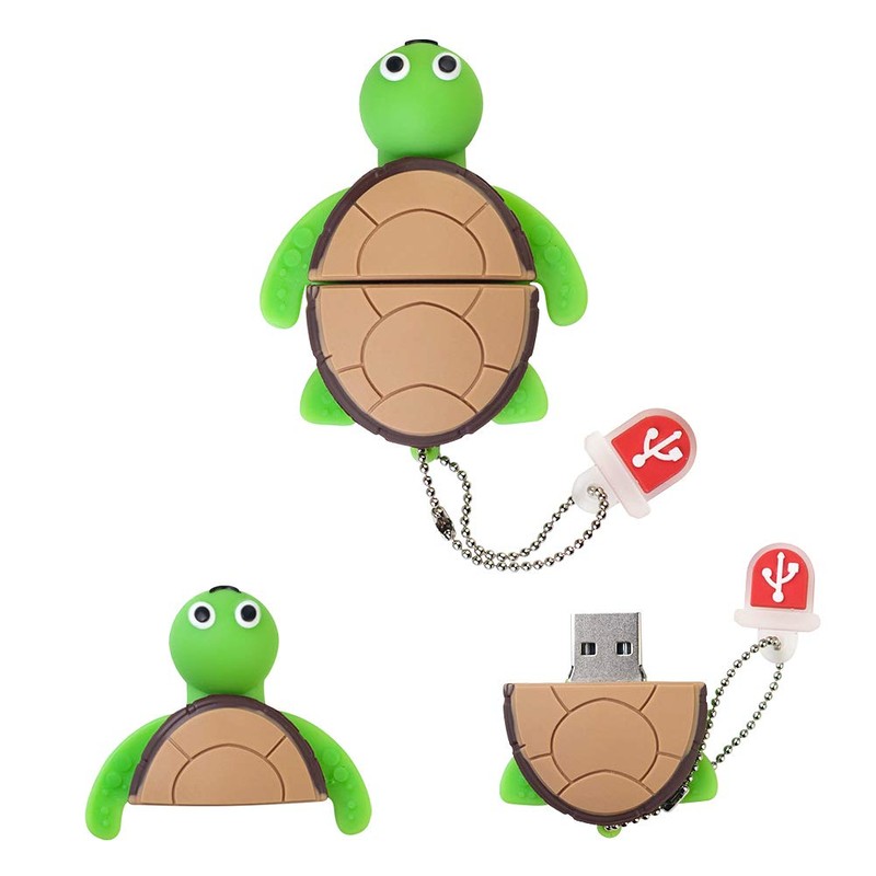 LEIZHAN Turtle Flash Drive 32GB Tortoise Thumb Drive Cute Animal