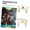 Totority 3Pcs Rust Delicate Pool Bridge Portable Billiard Stick Bridges