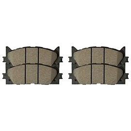 AutoShack Front Performance Ceramic Brake Pad Set Driver and Passenger Side Replacement for 2007-2017 Toyota Camry 2008-2018 Avalon 2007-2018 Lexus ES350 2013-2018 ES300h 2.4L 2.5L 3.5L V6 FWD PCD1293
