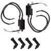 Caltric 2x Ignition Coil With Spark Plug Caps For Yamaha