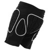 Silver Black Skiing Hip Protection Shorts Impact Resistant Breathable Skating