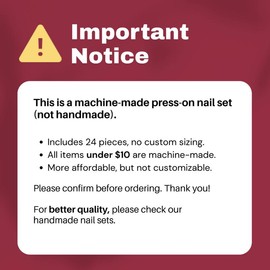 Buy 10 Get 10 Free! [Machine-Made] 24pcs Press-On Nails with Rhinestones & Flowers – French Style Glue-On Nails for Women & Girls Full Cover Shiny Glitter Long Lasting Quality:_M-ED-MC-002