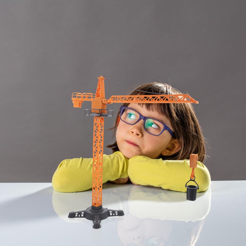 Sewroro Crane Truck Toy with Movable Parts 14.96 Inch Plastic