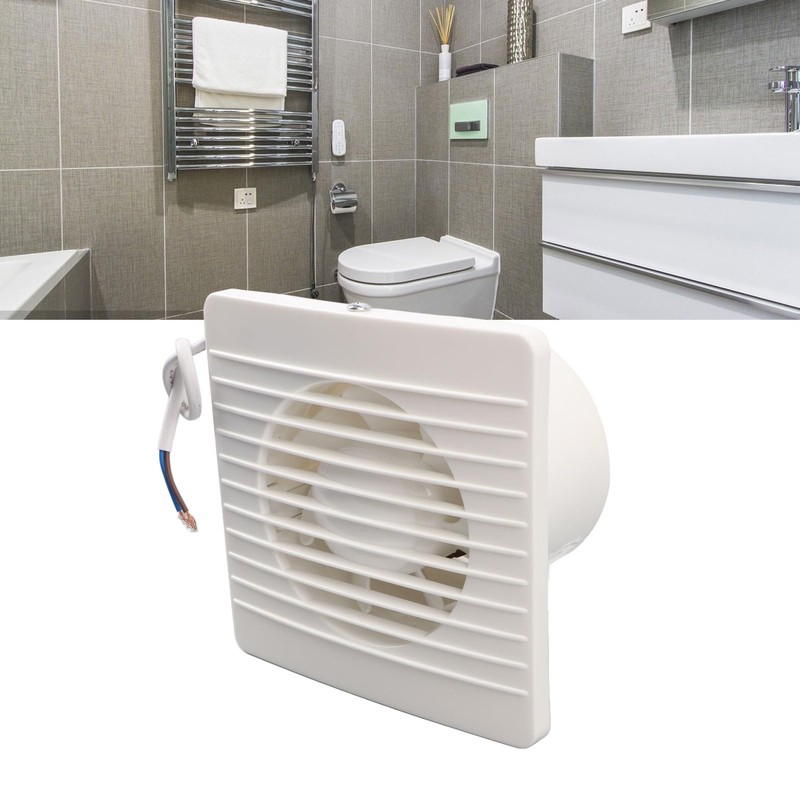 Exhaust Fan,Bathroom Ventilation Exhaust Extractor Fan,4 Inch Square ABS High
