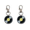 Vinyl Record Zipper Charm Set of 2 Badge Reel Accent