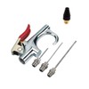 Air Nozzle Blow Gun Kit with 5 Interchangeable Nozzles Pneumatic