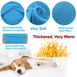 HuaLiSiJi Dog Jumpers Medium Dog Sweatshirt Dog Fleece Jumpers Dog Hoodies, Warm and Lightweight, with a Soft Texture, Easy to Wear and Bright Colors (Medium, Blue)