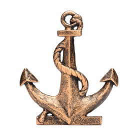 BRASSTAR Cast Iron Exquisite Anchor Shape Decoration Door Stopper Heavy Duty Door Window Holder Home Office Shop Decorative Black Gold Color TQGJPT604