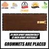 Royal Shade 8' x 12' Brown Fence Privacy Screen Windscreen