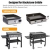 RUSFOL Upgraded Stainless Steel Griddle Caddy for 28"/36" Blackstone Griddles,