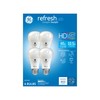 GE Refresh HD Dimmable LED Light Bulbs, A19 General Purpose