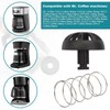 2 Pack Coffees Machine Brew Basket Bottom Spring Loaded Stopper