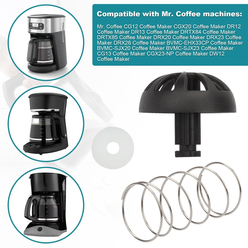 2 Pack Coffees Machine Brew Basket Bottom Spring Loaded Stopper