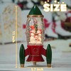 Christmas Snow Globe Lantern, Lighted Musical Snow Globes with 6H