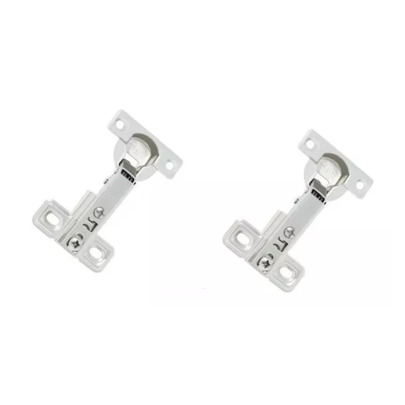 SIQUAR Paquete 50 Pares De Bisagra Bidimensional Mini 26 Mm