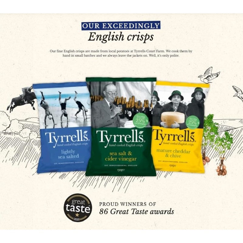 Tyrrells Sweet Chilli & Red Pepper 150g