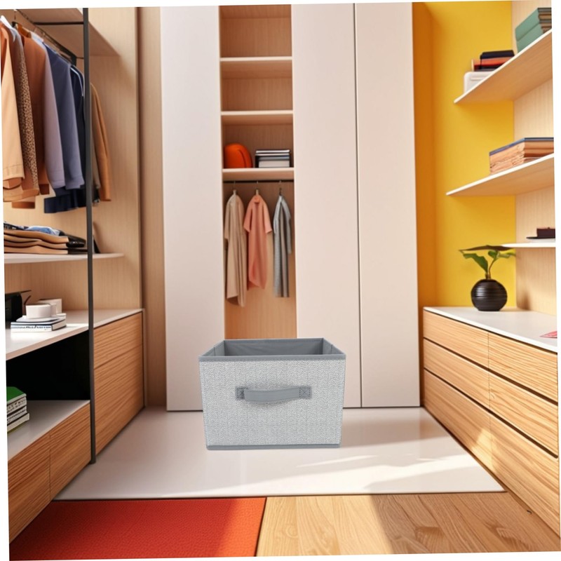 Ciieeo Transform Your Closet 2pcs Fabric Cube Storage Bins Multi-functional